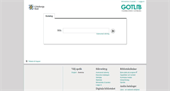 Desktop Screenshot of gotlib.goteborg.se