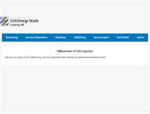 Tablet Screenshot of bokaservice.goteborg.se
